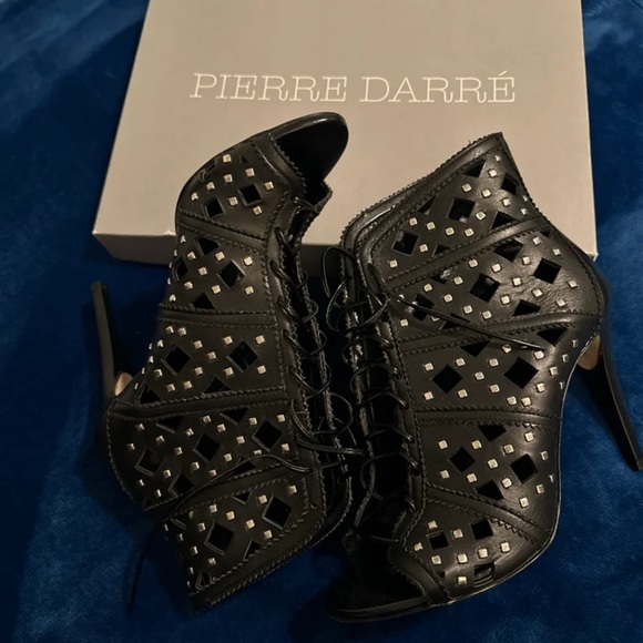 Pierre Darré Heels Black - Women’s 39 (8.5) - Picture 1 of 5